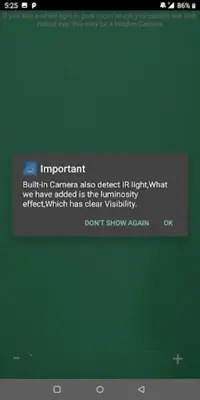 Hidden IR Camera Detector android App screenshot 6