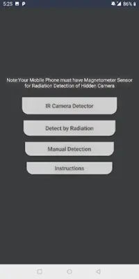 Hidden IR Camera Detector android App screenshot 7